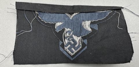 WW2 German Nazi Luftwaffe officer cloth tunic patch eagle unused