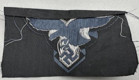 WW2 German Nazi Luftwaffe officer cloth tunic patch eagle unused