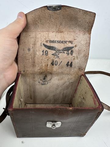 WW2 German Nazi LUFTWAFFE propaganda camera marked Reich Eagle Dresden