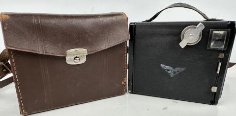 WW2 German Nazi LUFTWAFFE propaganda camera marked Reich Eagle Dresden