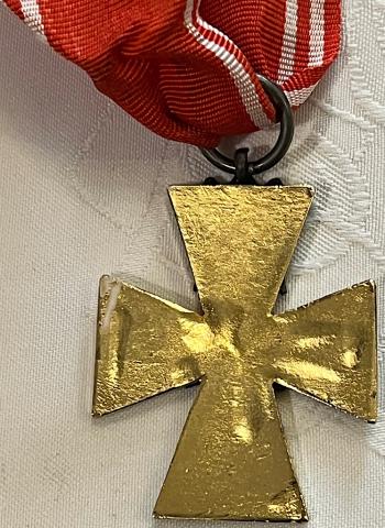 WW2 German Nazi Medal Cross Kreuz von Danzig Free City of Gdańsk