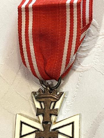 WW2 German Nazi Medal Cross Kreuz von Danzig Free City of Gdańsk