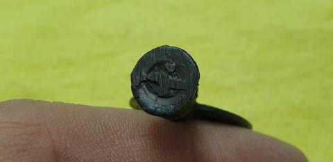 WW2 German Nazi Motorcycle club NSKK N.S.K.K. pole top of flag