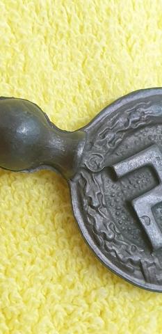 WW2 German Nazi Motorcycle club NSKK N.S.K.K. pole top of flag