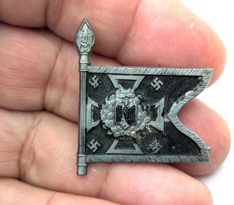 WW2 German Nazi Motorized engineers Pioneer division Wehrmacht tiny flag D.R.G.M DRGM