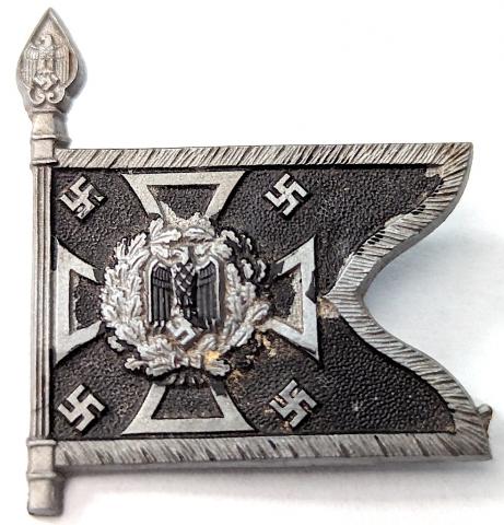 WW2 German Nazi Motorized engineers Pioneer division Wehrmacht tiny flag D.R.G.M DRGM