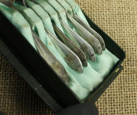 WW2 german Nazi WEHRMACHT HEER silverware wh original authentic cutlery