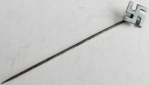 WW2 German Nazi NSDAP BADGE SWASTIKA 3RD REICH stickpin stick pin