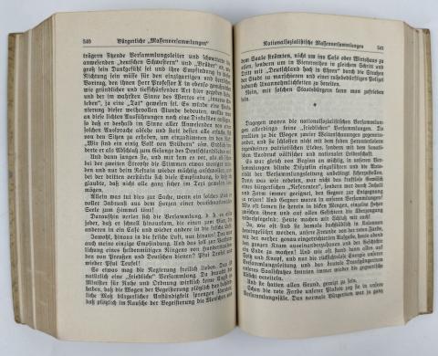 WW2 German Nazi NSDAP Fuhrer Adolf Hitler personal book MEIN KAMPF Wedding edition