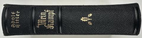 WW2 German Nazi NSDAP Fuhrer Adolf Hitler personal book MEIN KAMPF Wedding edition