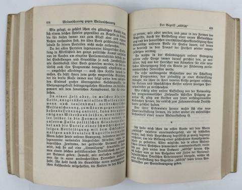 WW2 German Nazi NSDAP Fuhrer Adolf Hitler personal book MEIN KAMPF Wedding edition