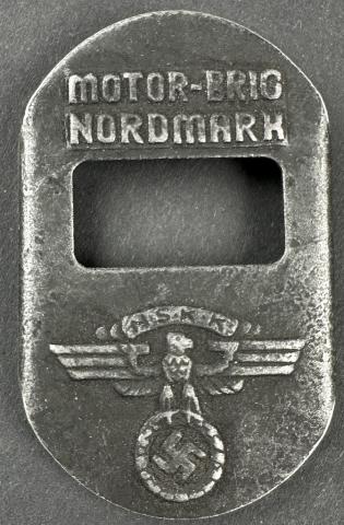 WW2 German Nazi NSDAP Third Reich MOTO MOTORCYCLE CLUB NSKK bottle opener