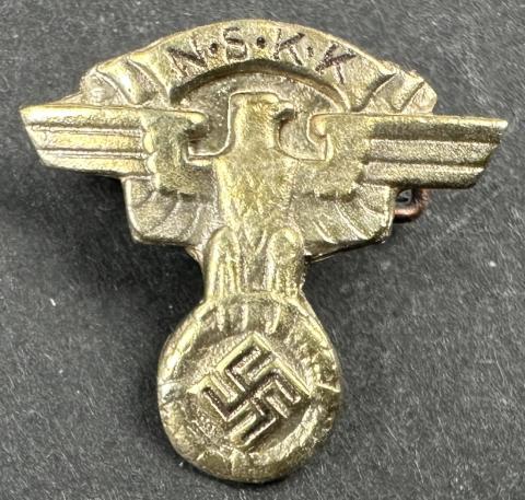 WW2 German Nazi NSKK Motorcycle club of the Third Reich tiny pin 
