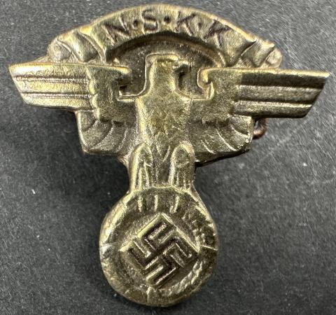 WW2 German Nazi NSKK Motorcycle club of the Third Reich tiny pin 