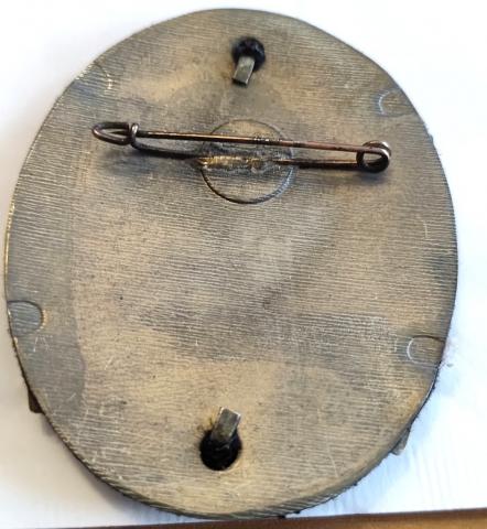 NSKK N.S.K.K Third Reich motorcycle club badge shield plate 1943