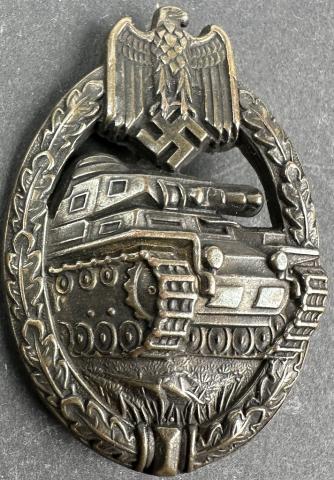 WW2 German Nazi PANZER TANK badge award grossdeutschland grenadier