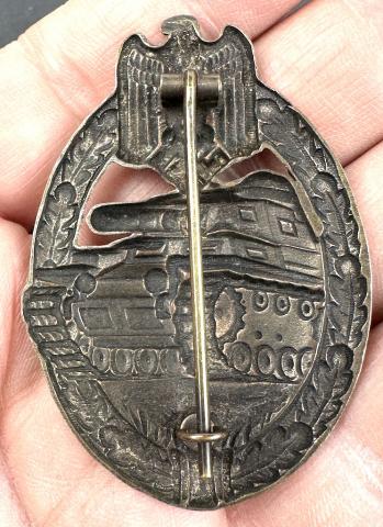 WW2 German Nazi PANZER TANK badge award grossdeutschland grenadier WW2 German Nazi PANZER TANK badge award grossdeutschland grenadier