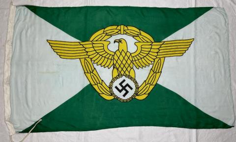 WW2 GERMAN NAZI POLICE POLIZEI DOUBLE SIDE LARGE FLAG GESTAPO WAFFEN SS WW2 GERMAN NAZI POLICE POLIZEI DOUBLE SIDE LARGE FLAG GESTAPO WAFFEN SS