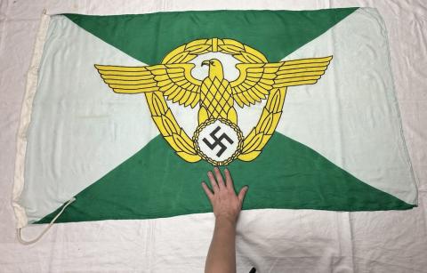 WW2 GERMAN NAZI POLICE POLIZEI DOUBLE SIDE LARGE FLAG GESTAPO WAFFEN SS WW2 GERMAN NAZI POLICE POLIZEI DOUBLE SIDE LARGE FLAG GESTAPO WAFFEN SS