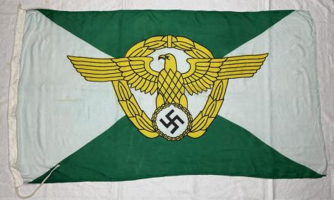 WW2 GERMAN NAZI POLICE POLIZEI DOUBLE SIDE LARGE FLAG GESTAPO WAFFEN SS WW2 GERMAN NAZI POLICE POLIZEI DOUBLE SIDE LARGE FLAG GESTAPO WAFFEN SS
