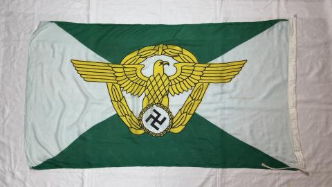 WW2 GERMAN NAZI POLICE POLIZEI DOUBLE SIDE LARGE FLAG GESTAPO WAFFEN SS WW2 GERMAN NAZI POLICE POLIZEI DOUBLE SIDE LARGE FLAG GESTAPO WAFFEN SS