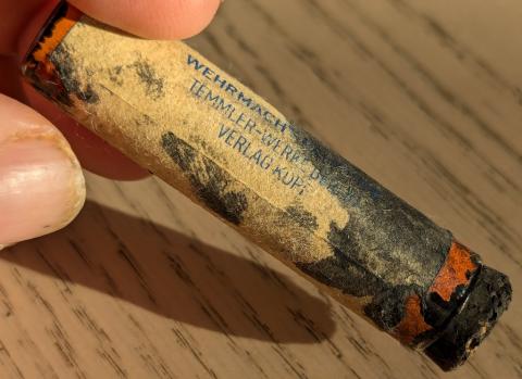 original genuine Pervitin tube wehrmacht waffen SS crystal meth Adolf Hitler drug