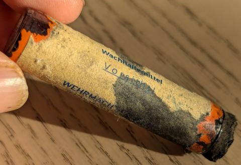 original genuine Pervitin tube wehrmacht waffen SS crystal meth Adolf Hitler drug