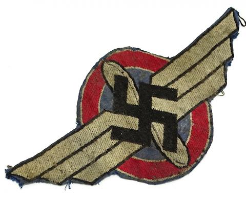 WW2 German Nazi RARE Third Reich Deutscher Luftsportverband Abzeichen (DLV) patch