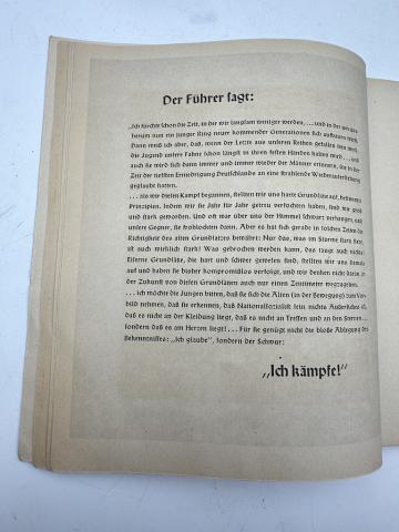 WW2 German Nazi RARE Third Reich Ich Kämpfe book I fight The duties of the party comrade STAMPED
