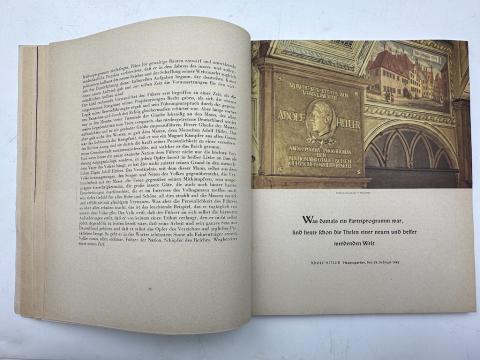 WW2 German Nazi RARE Third Reich Ich Kämpfe book I fight The duties of the party comrade STAMPED