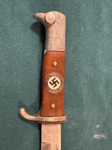 WW2 German Nazi rare Third Reich NSDAP bayonet with etui edge weapon