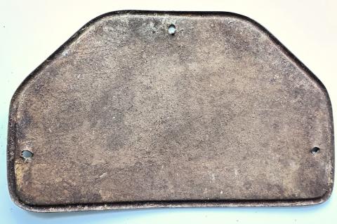 WW2 German Nazi WAFFEN SS tank truck troops SS licence plate original