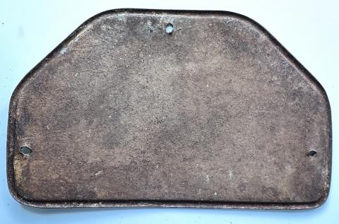 WW2 German Nazi WAFFEN SS tank truck troops SS licence plate original
