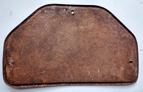 WW2 German Nazi WAFFEN SS tank truck troops SS licence plate original