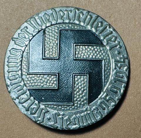 WW2 German Nazi Gestapo SS police polizei badge original case visor cap uniform award WW2 German Nazi Gestapo SS police polizei badge original case visor cap uniform award