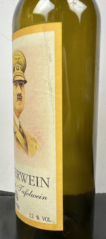 WW2 German Nazi SCARCE Adolf Hitler Third Reich Fuhrer wine bottle with AH label Fuhrerwein WW2 German Nazi SCARCE Adolf Hitler Third Reich Fuhrer wine bottle with AH label Fuhrerwein