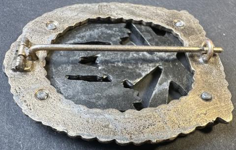 WW2 German Nazi Scarce Assault Combat Badge 75 interventions Waffen SS Wehrmacht Panzer