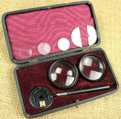 WW2 German Nazi SCARCE DRK red cross Nazi medical set in case