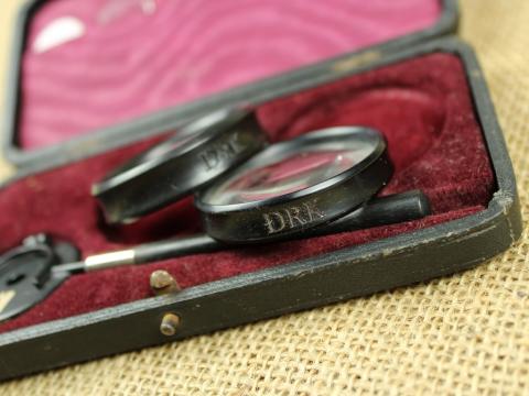 WW2 German Nazi SCARCE DRK red cross Nazi medical set in case