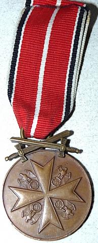 WW2 German Nazi SCARCE German Eagle Order Medal award with Swords Deutsche Verdienst 