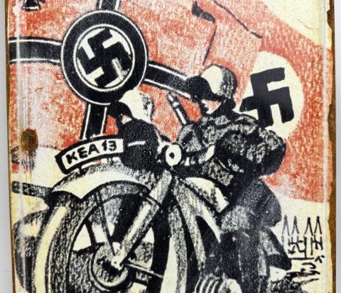 WW2 German Nazi TAG DER WEHRMACHT fur das Kriegs wall metal sign