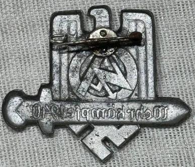 WW2 German Nazi Third Rech SA brown shirts commemorative pin 1940