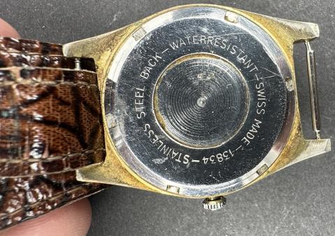 WW2 German Nazi Third Reich Fuhrer patriotic watch with swastika WW2 German Nazi Third Reich Fuhrer paWW2 German Nazi Third Reich Fuhrer patriotic watch with swastika
