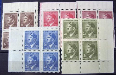 WW2 German Nazi Third Reich NSDAP Adolf Hitler Fuhrer feldpost STAMPS