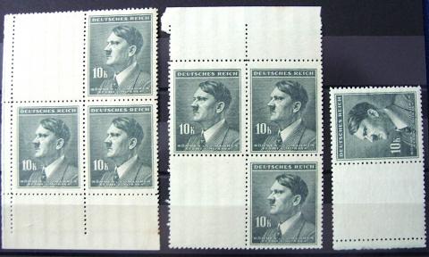 WW2 German Nazi Third Reich NSDAP Adolf Hitler Fuhrer feldpost STAMPS