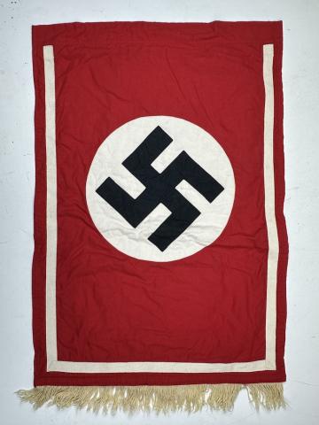 original drapeau allemand brossard banniere WW2 German Nazi Third reich NSDAP FLAG large WALL BANNER MARKED 