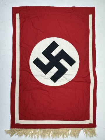 original drapeau allemand brossard banniere WW2 German Nazi Third reich NSDAP FLAG large WALL BANNER MARKED 