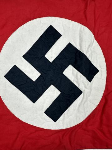original drapeau allemand brossard banniere WW2 German Nazi Third reich NSDAP FLAG large WALL BANNER MARKED 