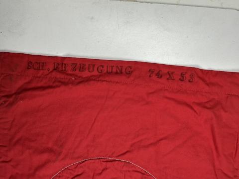 original drapeau allemand brossard banniere WW2 German Nazi Third reich NSDAP FLAG large WALL BANNER MARKED 
