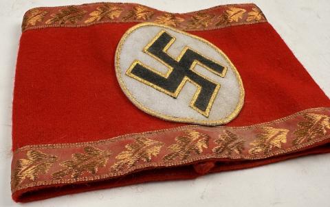 WW2 German Nazi Third Reich NSDAP High leader Officer uniform tunic ARMBAND